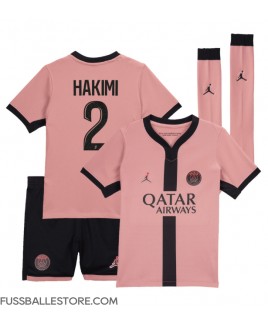 Günstige Paris Saint-Germain Achraf Hakimi #2 3rd trikot Kinder 2024-25 Kurzarm (+ Kurze Hosen)